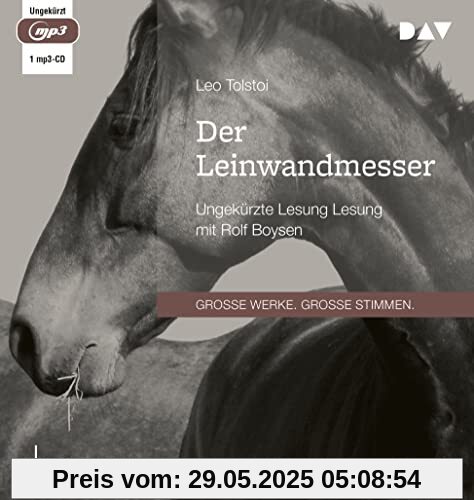 Der Leinwandmesser: Ungekürzte Lesung mit Rolf Boysen (1 mp3-CD)