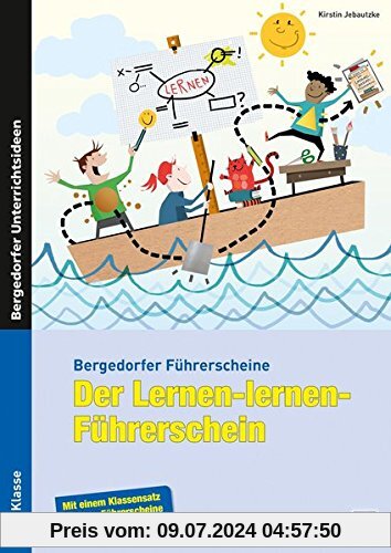 Der Lernen-lernen-Führerschein - 3./4. Klasse (Bergedorfer® Führerscheine)