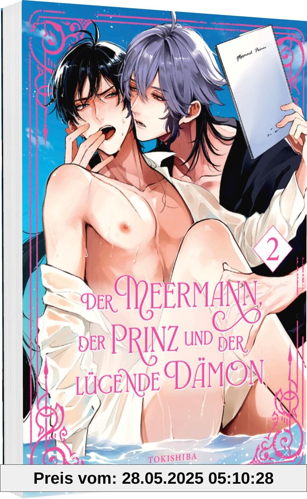 Der Meermann, der Prinz und der lügende Dämon 2: Mythischer Fantasy Yaoi Manga ab 18 über Leidenschaft und Rivalität unter Wasser