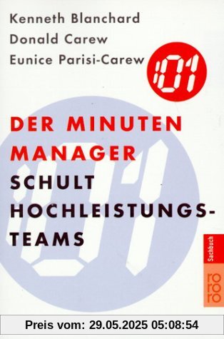 Der Minuten Manager schult Hochleistungs-Teams