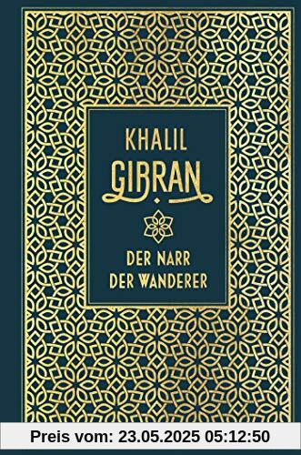 Der Narr / Der Wanderer: Leinen mit Goldprägung