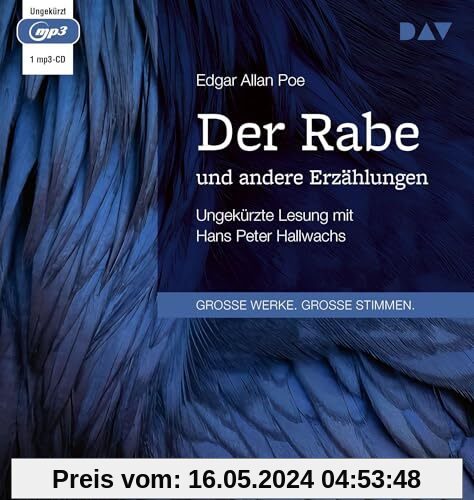 Der Rabe und andere Erzählungen: Ungekürzte Lesung mit Hans Peter Hallwachs (1 mp3-CD)