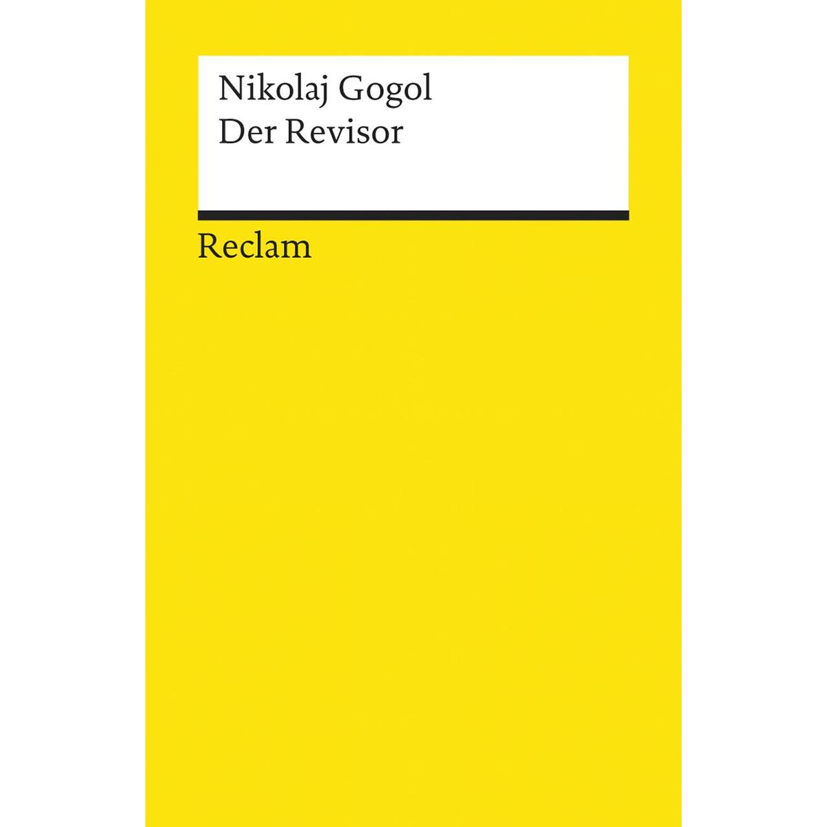 Der Revisor Der Revisor von Reclam Philipp Jun.