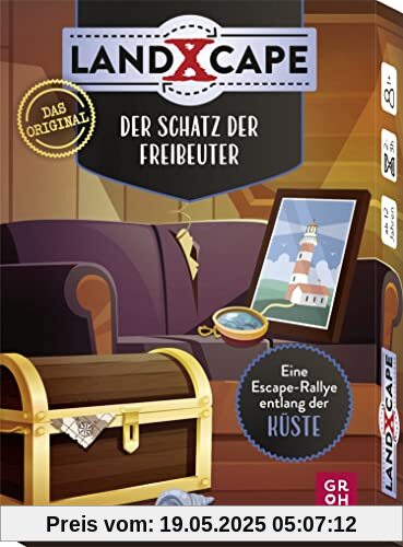 Der Schatz der Freibeuter - Eine Escape-Rallye entlang der Küste von Ost- & Nordsee: Mehrfach spielbares Escape Game mit 50 Karten für Kinder ab 12 ... (Regionale Geschenke für Küstenkinder)