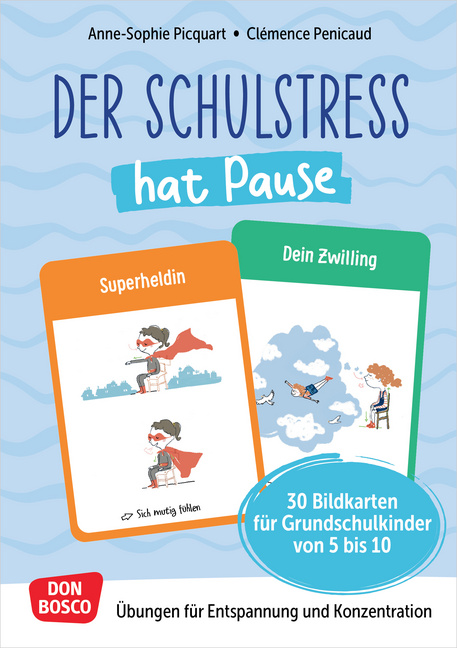 Der Schulstress hat Pause. 30 Bildkarten für Grundschulkinder von 6 bis 10 Der Schulstress hat Pause. 30 Bildkarten für Grundschulkinder von 6 bis 10 von Don Bosco Medien