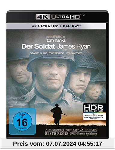 Der Soldat James Ryan (4K Ultra HD) (+ Blu-ray 2D)