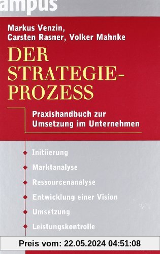 Der Strategieprozess: Praxishandbuch zur Umsetzung im Unternehmen