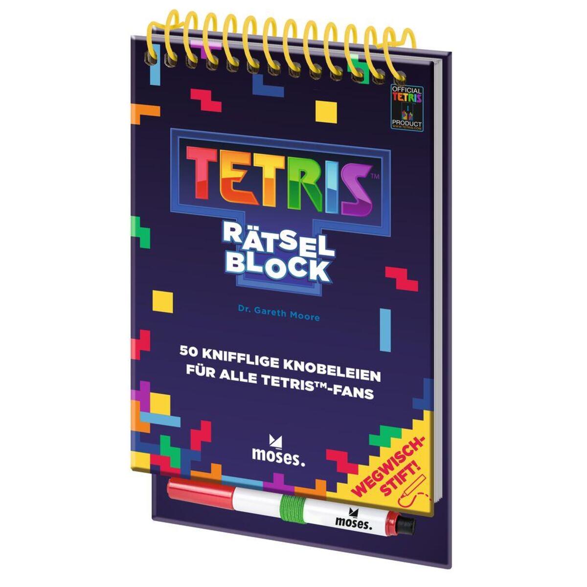 Der Tetris Rätselblock Der Tetris Rätselblock von Moses. Verlag GmbH