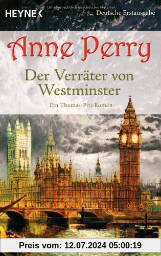 Der Verräter von Westminster: Ein Thomas-Pitt-Roman