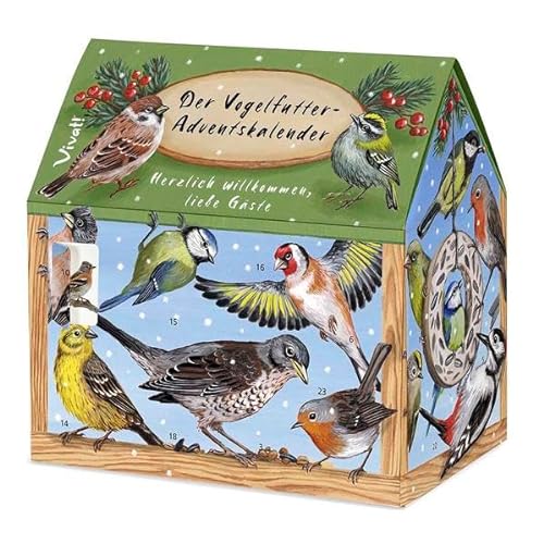 Der Vogelfutter-Adventskalender »Herzlich willkommen, liebe Gäste«