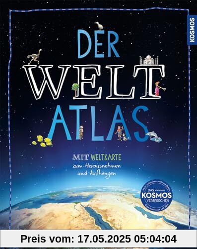 Der Weltatlas: mit herausnehmbarer Welt- und Europakarte zum Wenden - für Kinder ab 8 Jahre