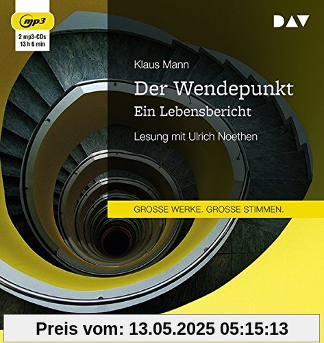 Der Wendepunkt. Ein Lebensbericht: Lesung mit Ulrich Noethen (2 mp3-CDs)
