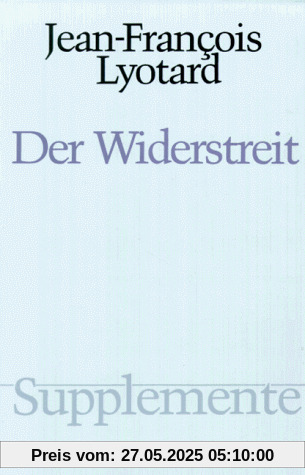 Der Widerstreit Der Widerstreit