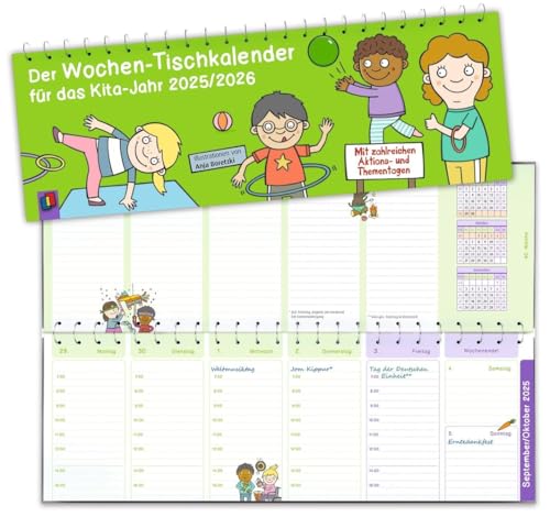 Der Wochen-Tischkalender für das Kita-Jahr 2025/2026: Mit zahlreichen Aktions- und Thementagen Der Wochen-Tischkalender für das Kita-Jahr 2025/2026: Mit zahlreichen Aktions- und Thementagen von Verlag An Der Ruhr