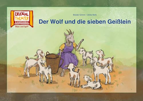 Der Wolf und die sieben Geißlein: Kamishibai Bildkarten - 8 Stück - Märchen - Kid - Sprachkenntnisse - FLASH_CARD - illustrated fairy tale Der Wolf und die sieben Geißlein: Kamishibai Bildkarten - 8 Stück - Märchen - Kid - Sprachkenntnisse - FLASH_CARD - illustrated fairy tale von Hase und Igel Verlag