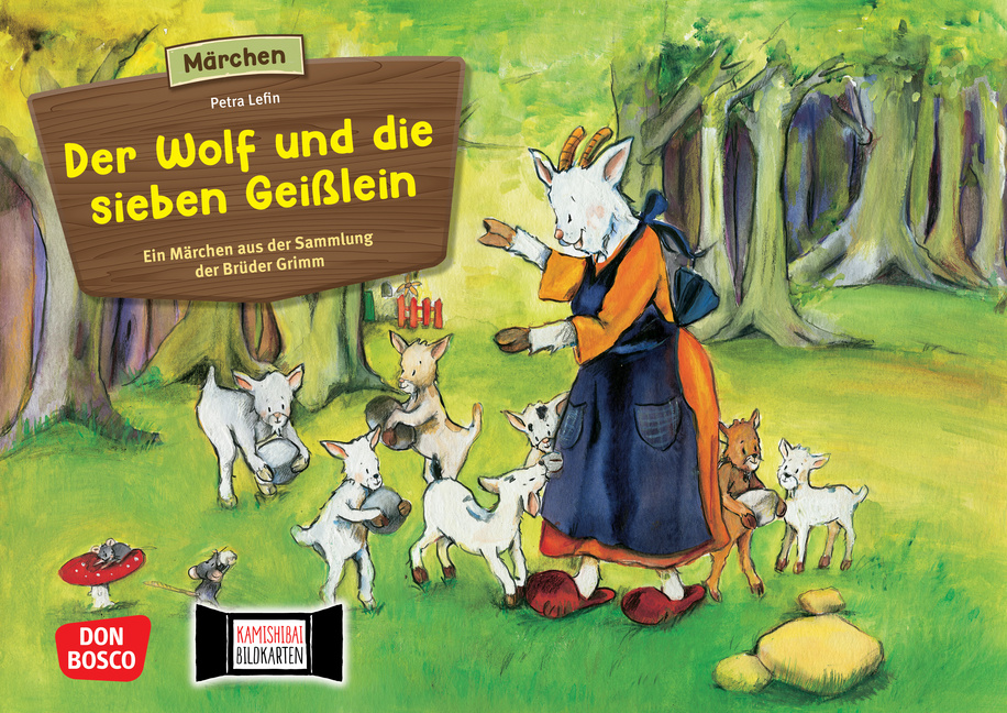 Der Wolf und die sieben Geißlein. Kamishibai Bildkartenset Der Wolf und die sieben Geißlein. Kamishibai Bildkartenset von Don Bosco Medien
