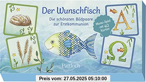 Der Wunschfisch. Die schönsten Bildpaare zur Erstkommunion: Memo-Spiel mit 40 Karten | Spielspaß für die ganze Familie und ideal als Geschenk zur Kommunion Der Wunschfisch. Die schönsten Bildpaare zur Erstkommunion: Memo-Spiel mit 40 Karten | Spielspaß für die ganze Familie und ideal als Geschenk zur Kommunion