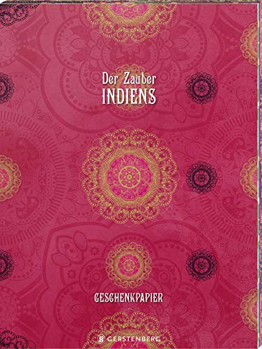 Der Zauber Indiens Geschenkpapier-Heft - Motiv Pinke Pracht: 2 x 5 Bögen