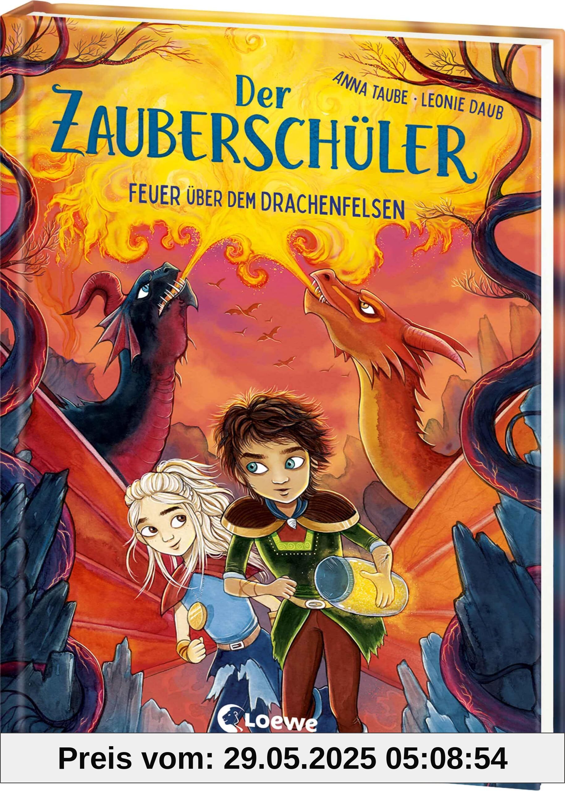 Der Zauberschüler (Band 6) - Feuer über dem Drachenfelsen: Coole Fantasy-Abenteuer für Erstleser ab 7 Jahren
