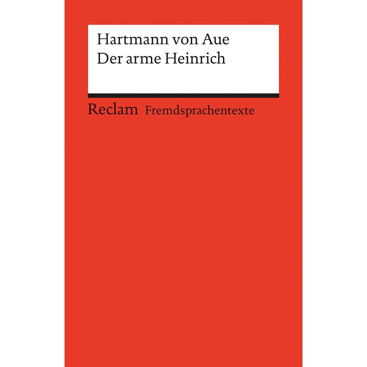 Der arme Heinrich Der arme Heinrich von Reclam Philipp Jun.
