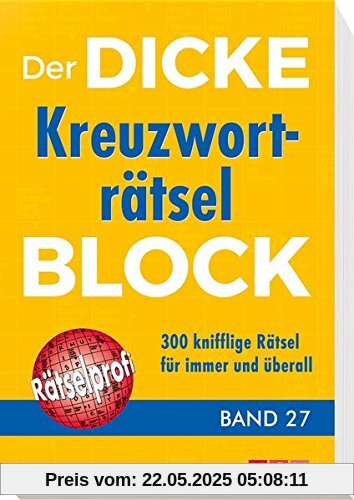 Der dicke Kreuzworträtsel-Block Band 27