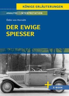 Der ewige Spießer von Ödön von Horváth - Textanalyse und Interpretation (eBook, PDF) von Bange, C