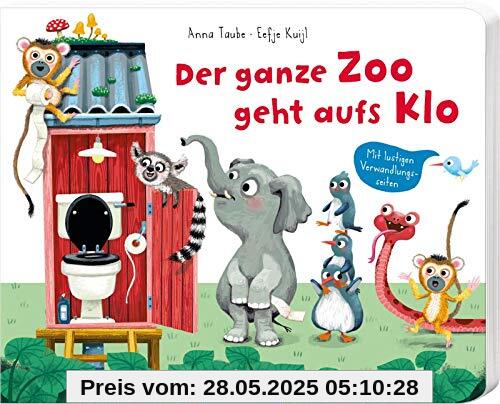 Der ganze Zoo geht aufs Klo: Mit Verwandlungsseiten