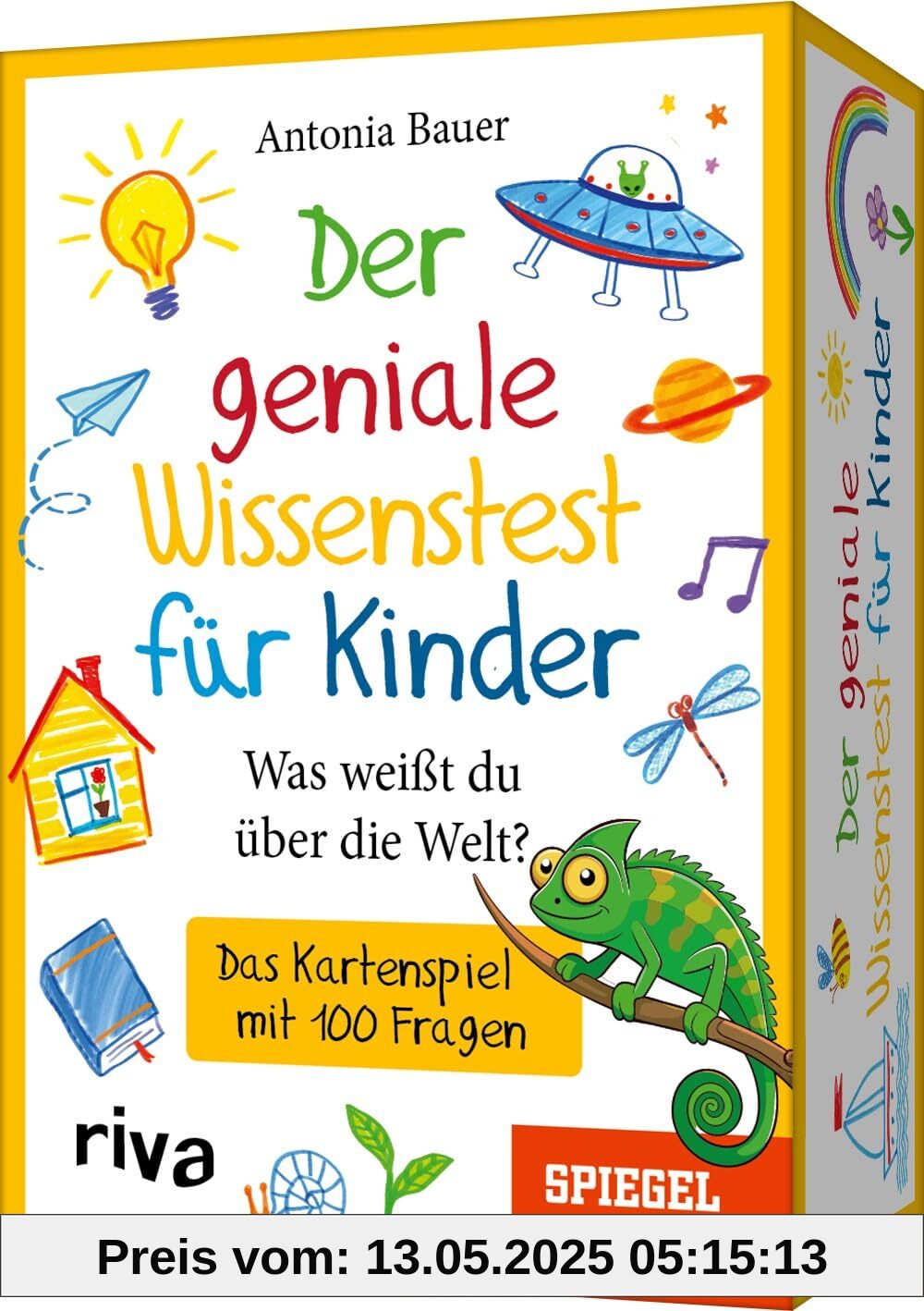 Der geniale Wissenstest für Kinder – Was weißt du über die Welt?: Das Kartenspiel mit 100 Fragen. Ab 8 Jahren. Das Geschenk für Schulanfang, Geburtstag, Weihnachten oder Ostern