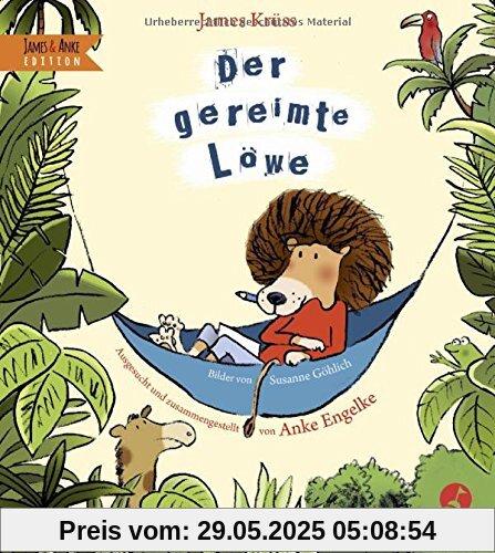 Der gereimte Löwe: James & Anke Edition Der gereimte Löwe: James & Anke Edition