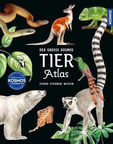 Der große Kosmos Tieratlas: mit über 1.700 einzigartigen und wunderschönen Tierzeichnungen zum Entdecken und Staunen von Kosmos