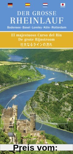 Der große Rheinlauf; viersprachig: deutsch, spanisch, niederländisch, japanisch
