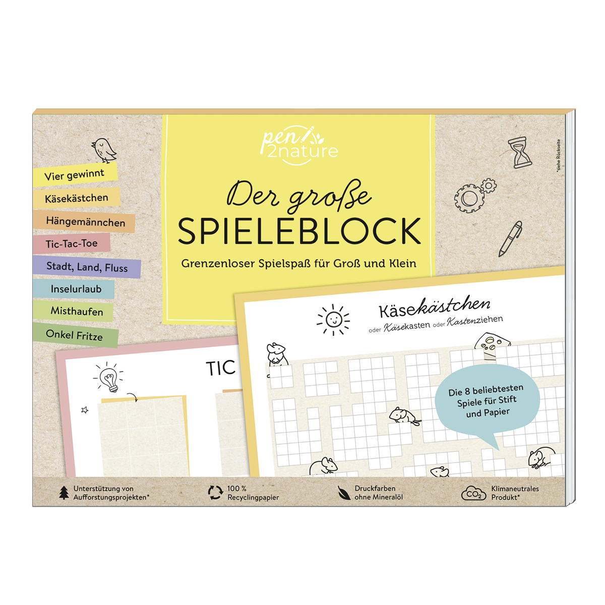 Der große Spieleblock von Naumann & Göbel Verlagsg.