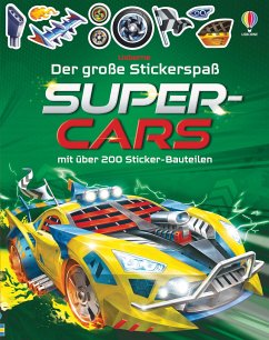 Der große Stickerspaß: Supercars von Usborne Verlag