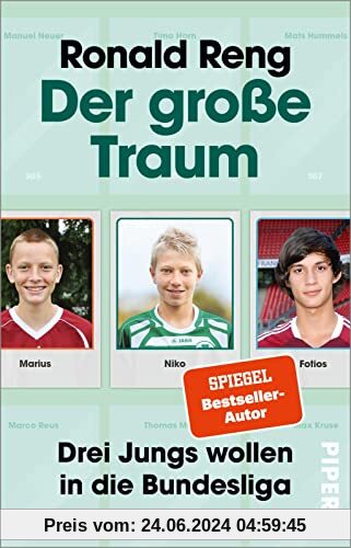 Der große Traum: Drei Jungs wollen in die Bundesliga | Fußball-Buch über den Weg zum Profi-Fußballer