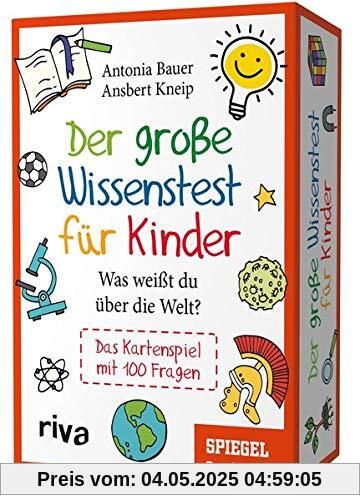 Der große Wissenstest für Kinder – Was weißt du über die Welt?: Das Kartenspiel mit 100 Fragen