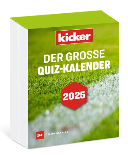 Der große kicker Quiz-Kalender 2025: Fußball Quizkalender