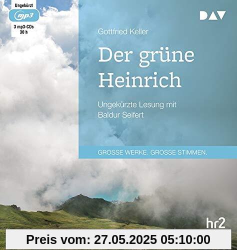 Der grüne Heinrich: Ungekürzte Lesung mit Baldur Seifert (3 mp3-CDs)