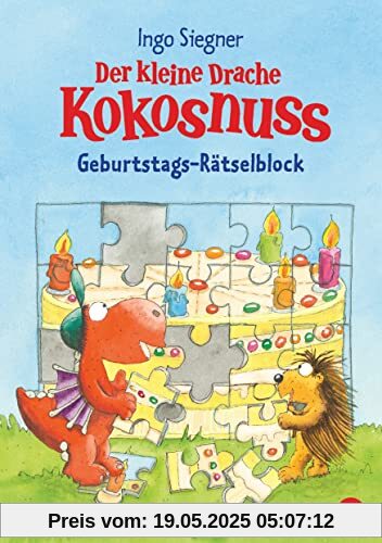 Der kleine Drache Kokosnuss – Geburtstags-Rätselblock: Rätsel-Block Der kleine Drache Kokosnuss – Geburtstags-Rätselblock: Rätsel-Block