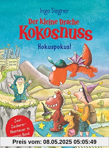 Der kleine Drache Kokosnuss - Hokuspokus!: Doppelband: Der kleine Drache Kokosnuss und der große Zauberer / Der kleine Drache Kokosnuss und der Zauberschüler Der kleine Drache Kokosnuss - Hokuspokus!: Doppelband: Der kleine Drache Kokosnuss und der große Zauberer / Der kleine Drache Kokosnuss und der Zauberschüler