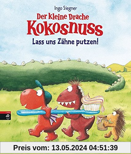 Der kleine Drache Kokosnuss - Lass uns Zähne putzen!: Pappbilderbuch (Bilderbücher, Band 6)