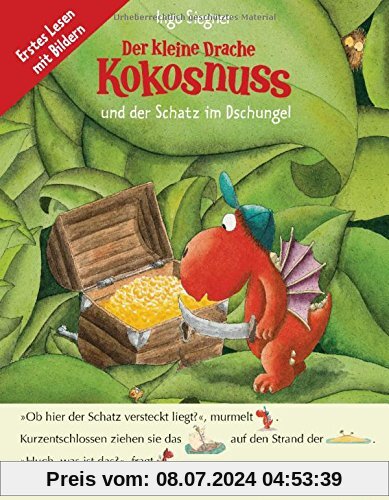 Der kleine Drache Kokosnuss und der Schatz im Dschungel - Ein Abenteuer im Fibelprinzip (Bände im Fibelprinzip, Band 1)