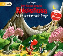 Der kleine Drache Kokosnuss und der geheimnisvolle Tempel / Die Abenteuer des kleinen Drachen Kokosnuss Bd.21 (Audio-CD) von Cbj Audio