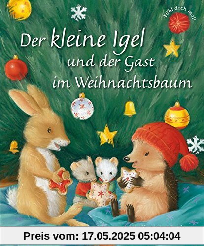 Der kleine Igel und der Gast im Weihnachtsbaum