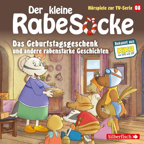 Das Geburtstagsgeschenk, Das Superfernrohr, Der Erfinderwettbewerb (Der kleine Rabe Socke - Hörspiele zur TV Serie 8): 1 CD