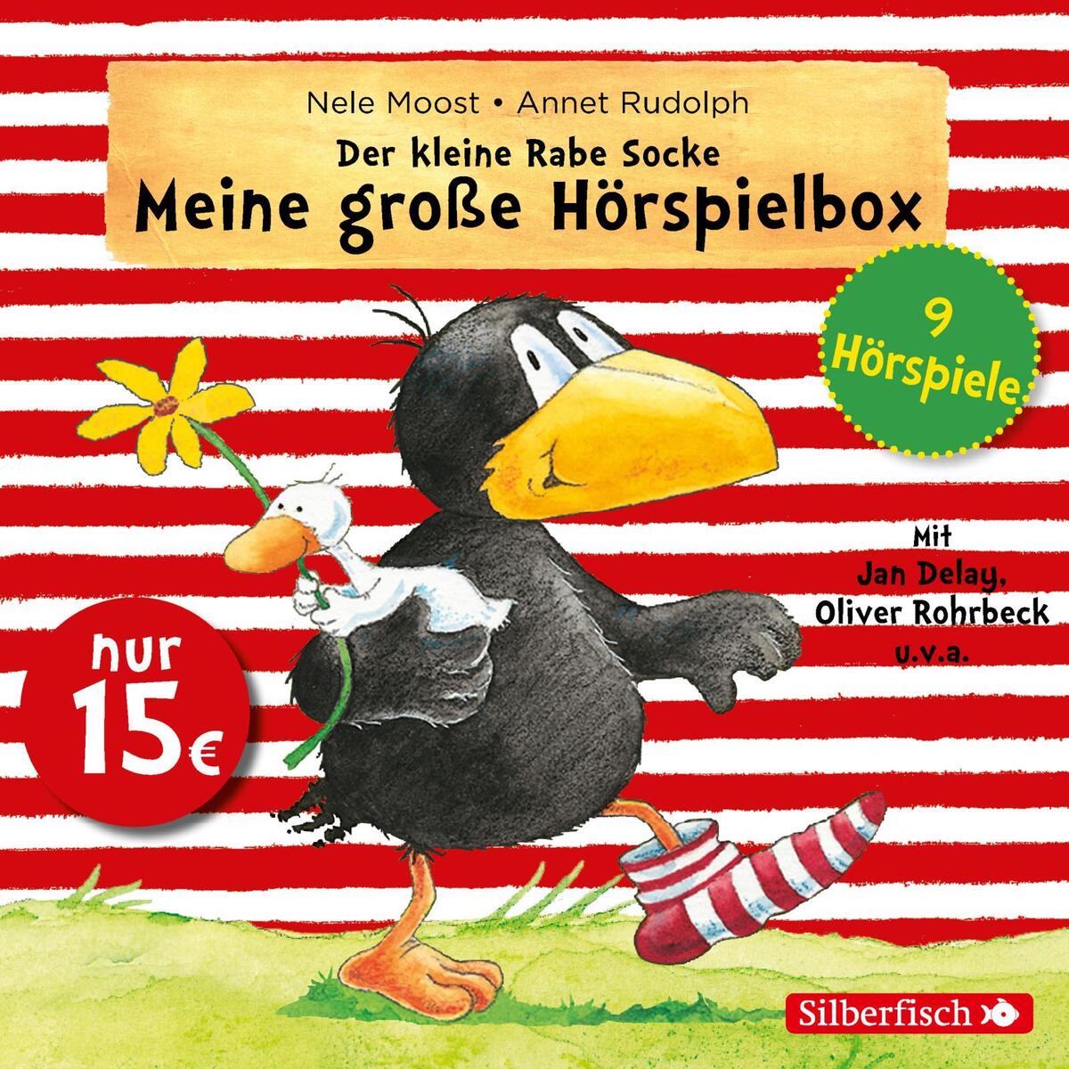 Der kleine Rabe Socke - Meine große Hörspielbox (9 Hörspiele) von Silberfisch