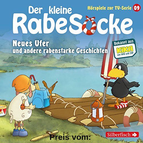 Der kleine Rabe Socke - Neues Ufer und andere rabenstarke Geschichten: 1 CD (Hörspiele zur TV Serie, Band 9)