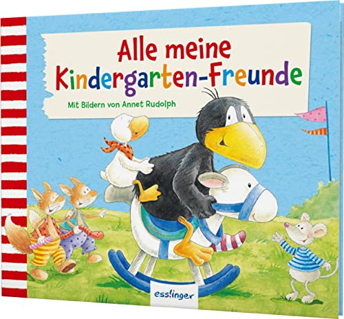 Der kleine Rabe Socke: Alle meine Kindergarten-Freunde: Freundebuch ab 3 für Kindergarten & Kita von Esslinger Verlag