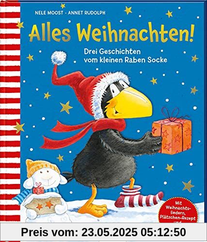 Der kleine Rabe Socke: Alles Weihnachten!: Drei Geschichten vom kleinen Raben Socke | Kindergeschenk Der kleine Rabe Socke: Alles Weihnachten!: Drei Geschichten vom kleinen Raben Socke | Kindergeschenk