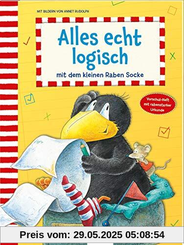 Der kleine Rabe Socke: Alles echt logisch mit dem kleinen Raben Socke: Logikrätsel für Vorschulkinder ab 4 Jahren