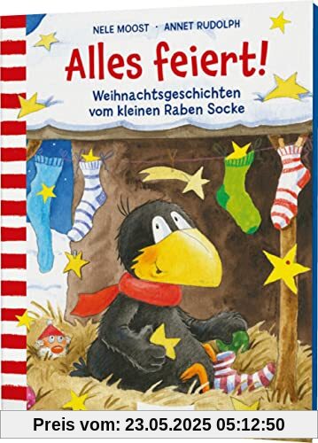 Der kleine Rabe Socke: Alles feiert!: Weihnachtsgeschichten vom kleinen Raben Socke | Mini-Bilderbuch Der kleine Rabe Socke: Alles feiert!: Weihnachtsgeschichten vom kleinen Raben Socke | Mini-Bilderbuch